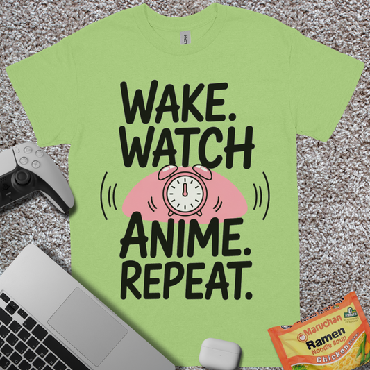 Wake. Watch Anime. Repeat T-Shirt